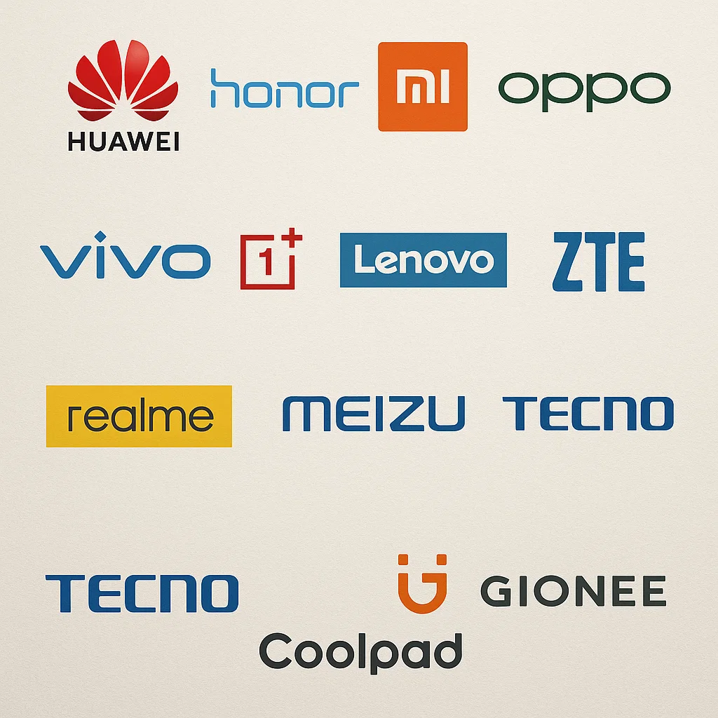 All Chinese Mobile Company List