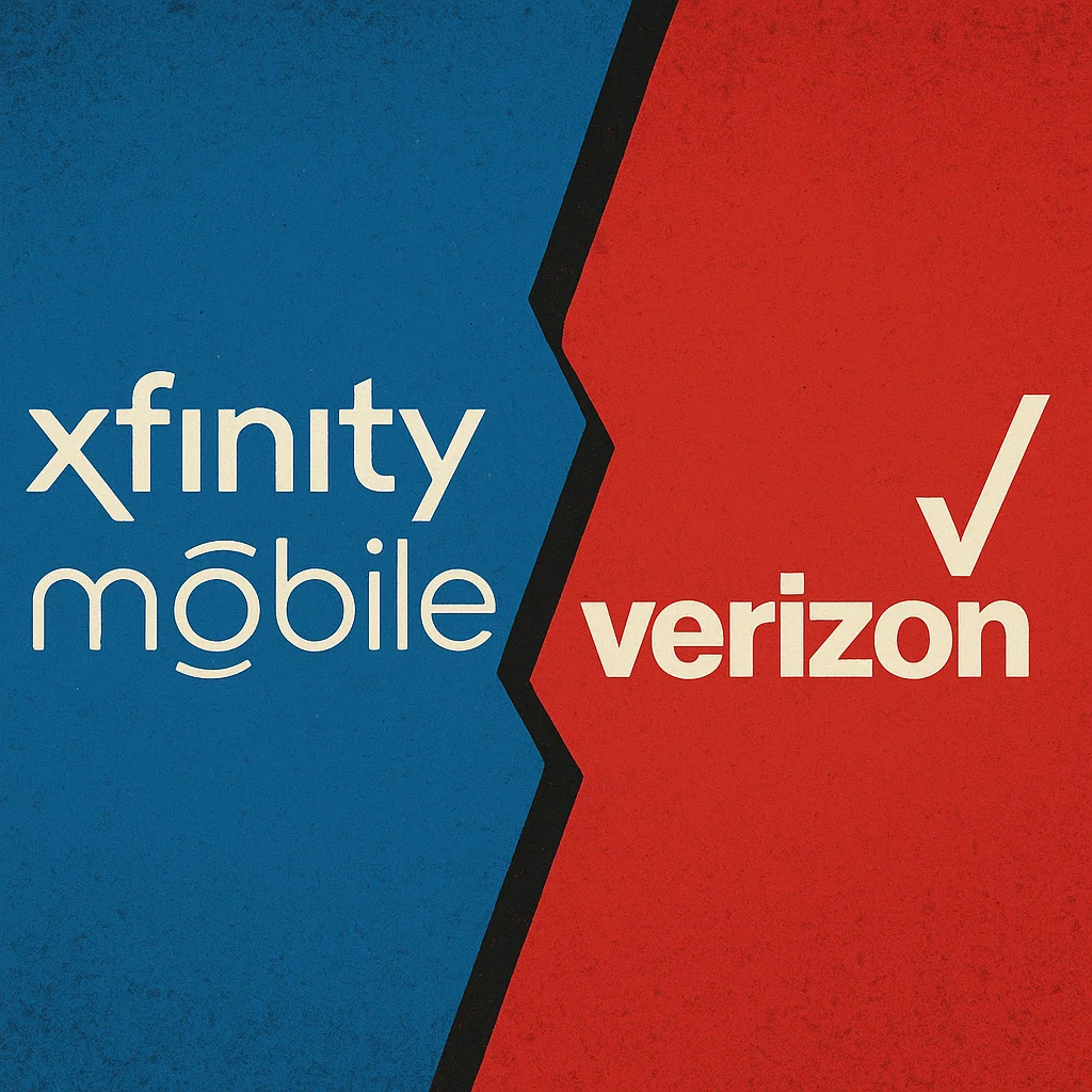 Xfinity Mobile vs Verizon Xfinity Mobile vs Verizon