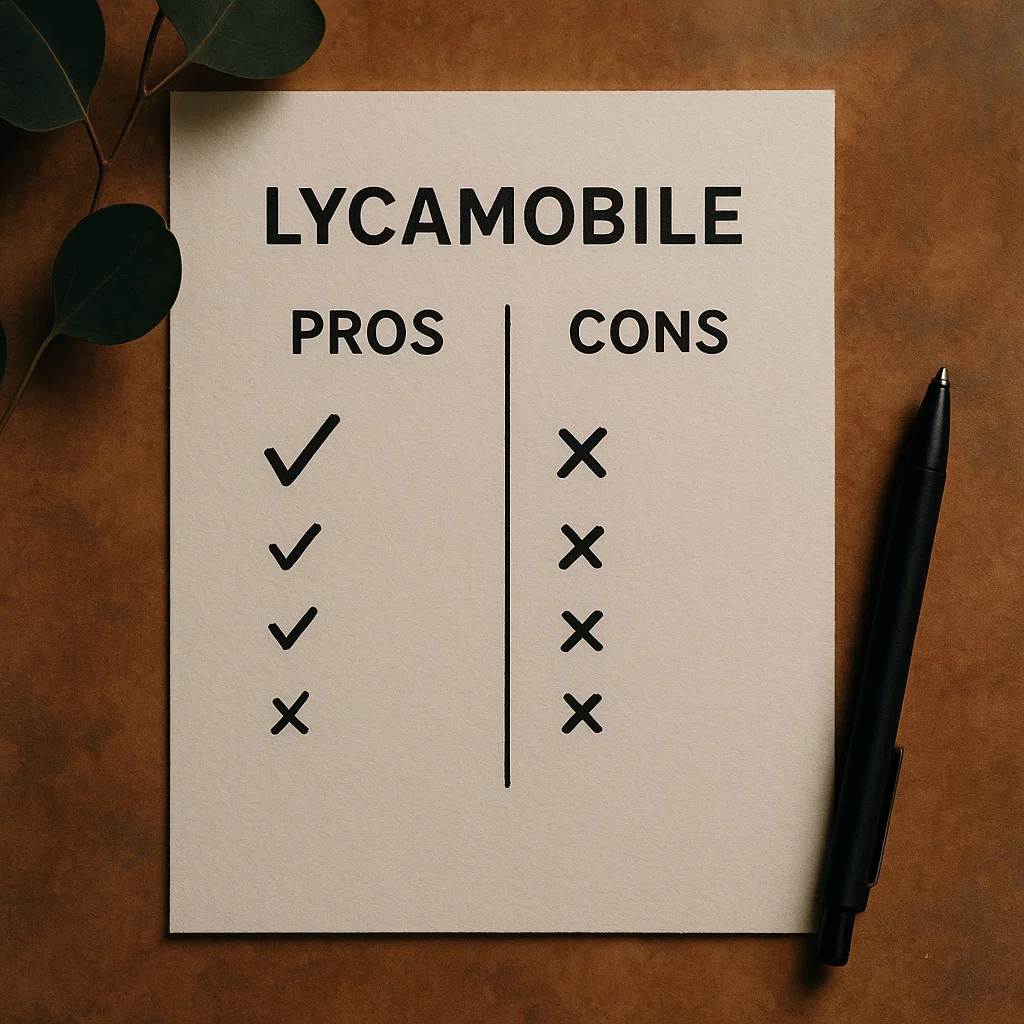 Lycamobile Pros and Cons